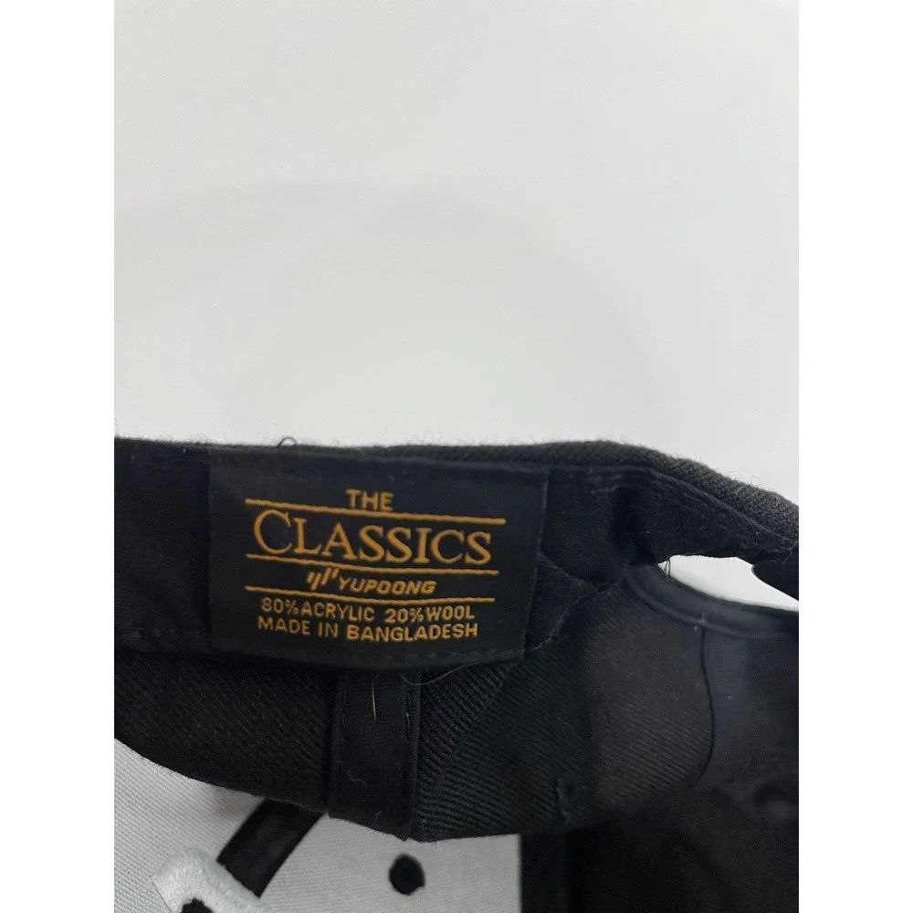 Cuts Snapback Hat Black One Size Adjustable Patch Breathable 6 Panel Casual‎
